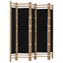 Voir la diapositive 2 : VIDAXL Cloison de separation pliante 5 panneaux 200 cm Bambou et toile