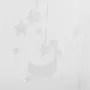  Rideau Voilage Enfant  Étoiles  140x240cm Blanc
