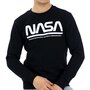 NASA Sweat Noir Homme Nasa Crewneck