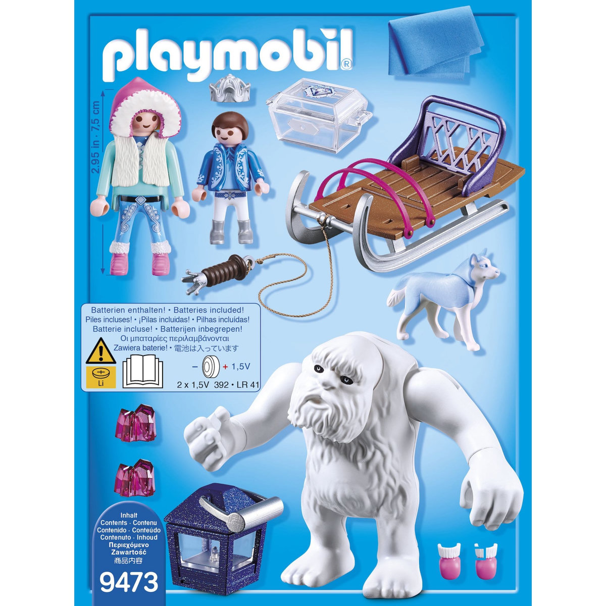 PLAYMOBIL 9473 - Magic - Yéti avec traineau