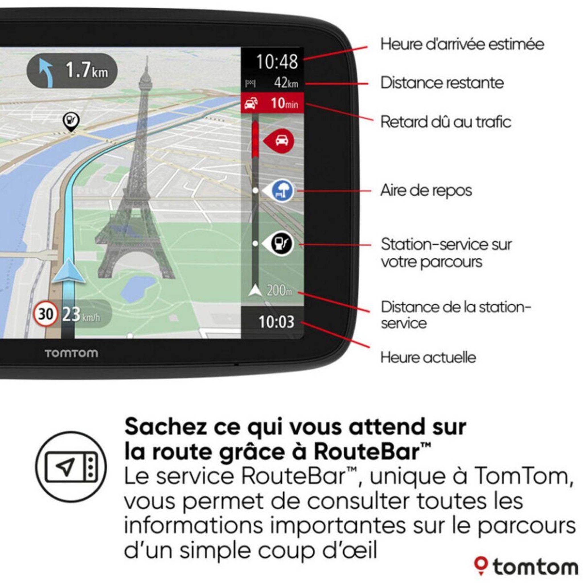 Voir la diapositive 2 : Tomtom Gps go navigator 7''