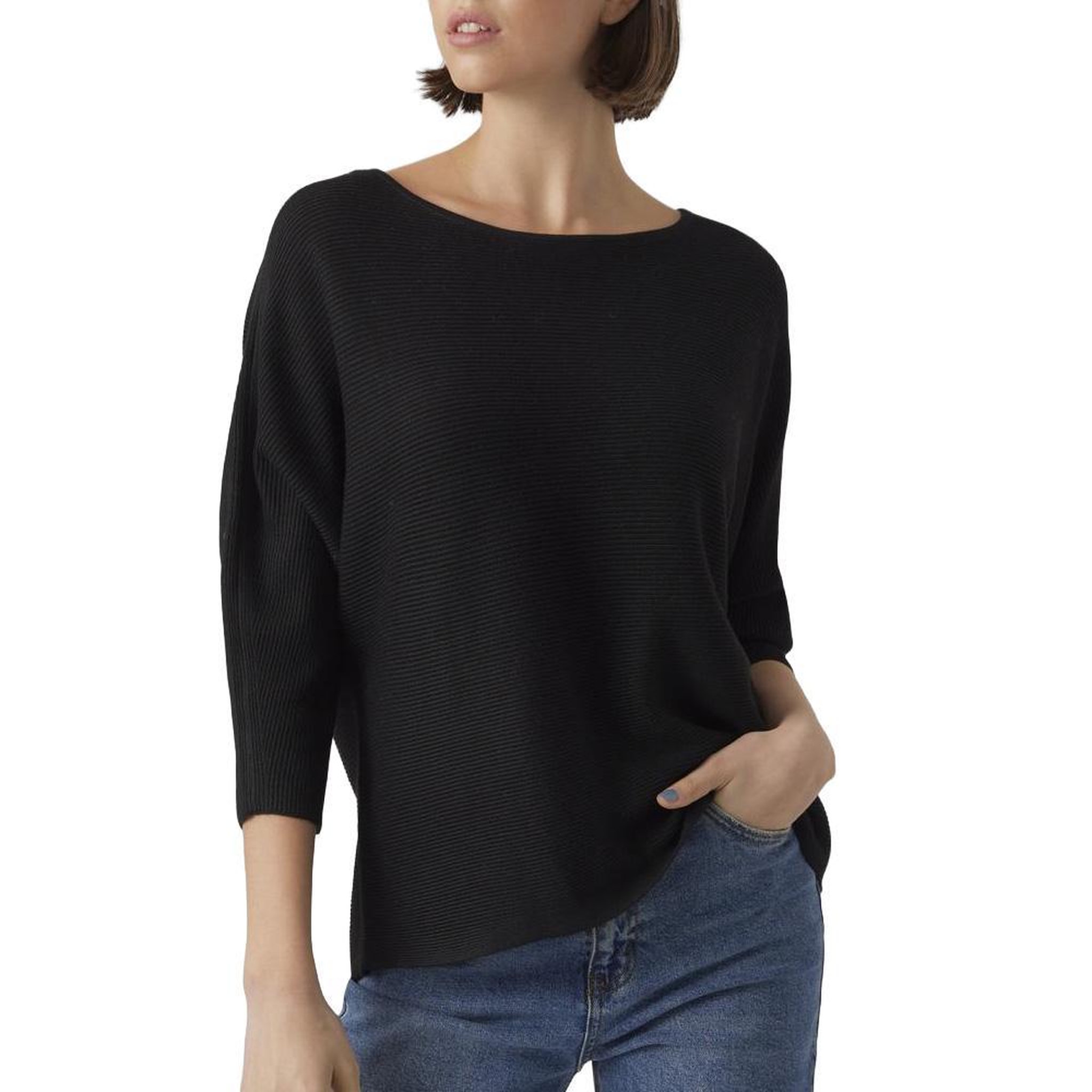Voir la diapositive 1 : Vero Moda Pull Noir Femme Vero Moda Nora