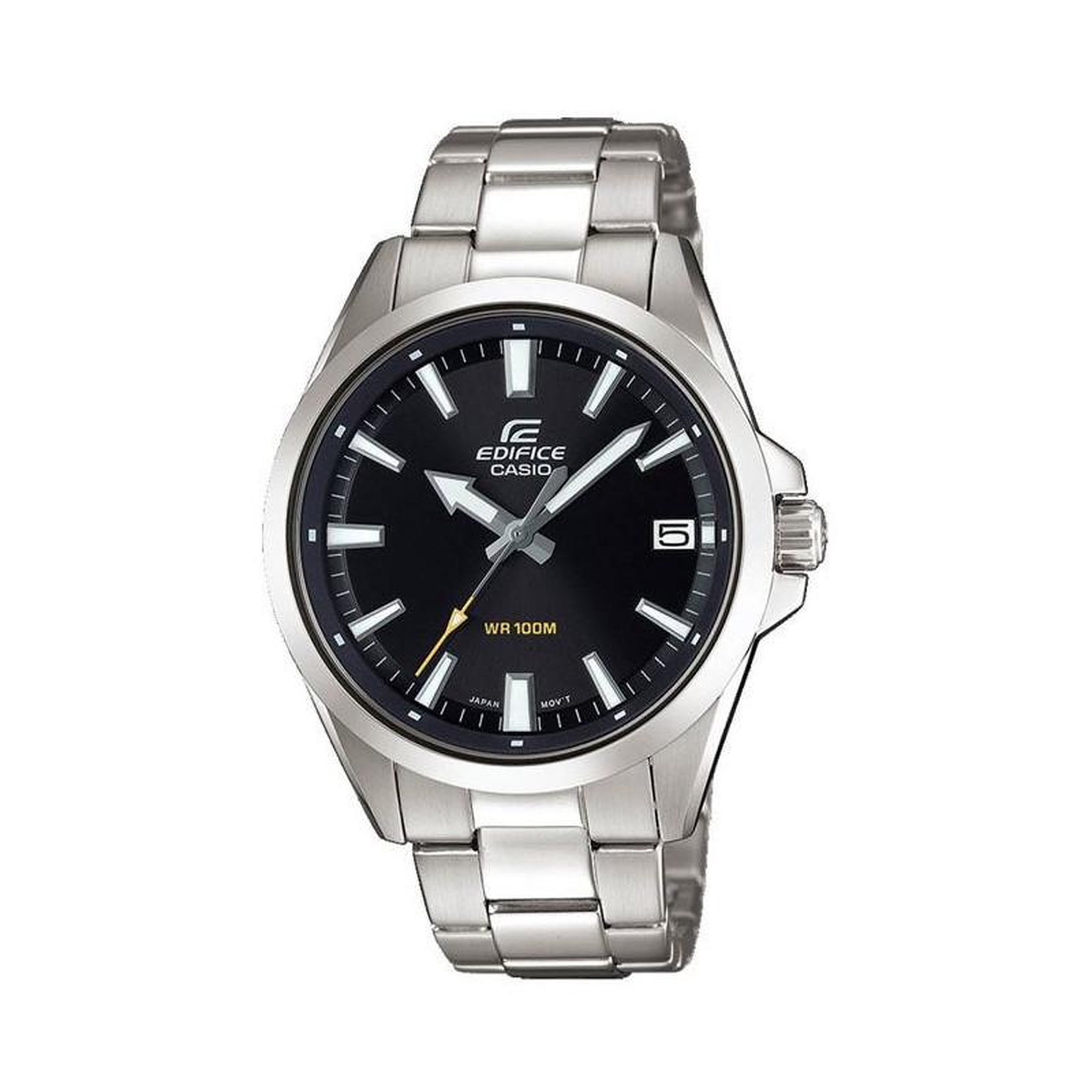 CASIO Montre en acier inoxydable EDIFICE CASIO - Gris - Quartz - Verre minéral - Analogique