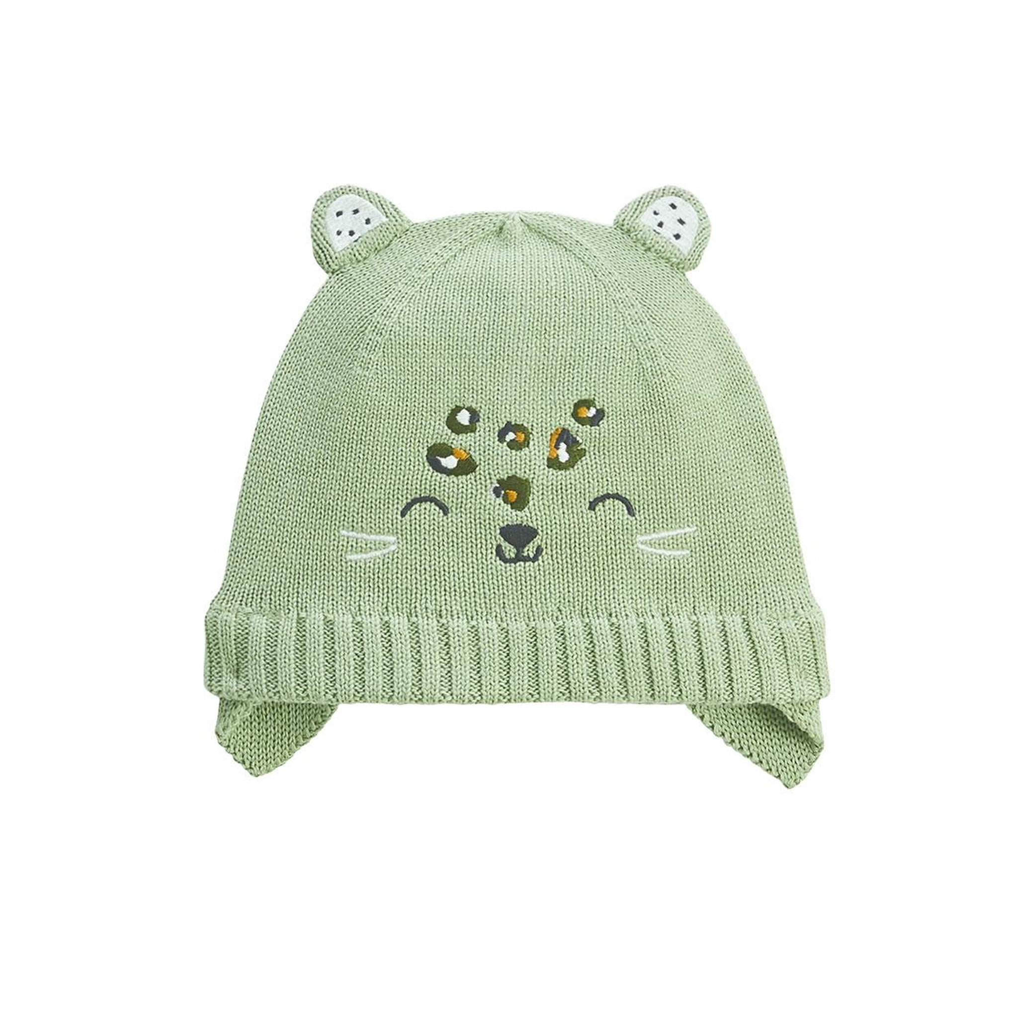 Voir la diapositive 3 : Petit Béguin Ensemble bonnet, moufles et écharpe bébé en tricot Boavista