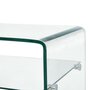 Voir la diapositive 3 : VIDAXL Table basse Clair 98x45x31 cm Verre trempe