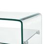 Voir la diapositive 3 : VIDAXL Table basse Clair 98x45x31 cm Verre trempe