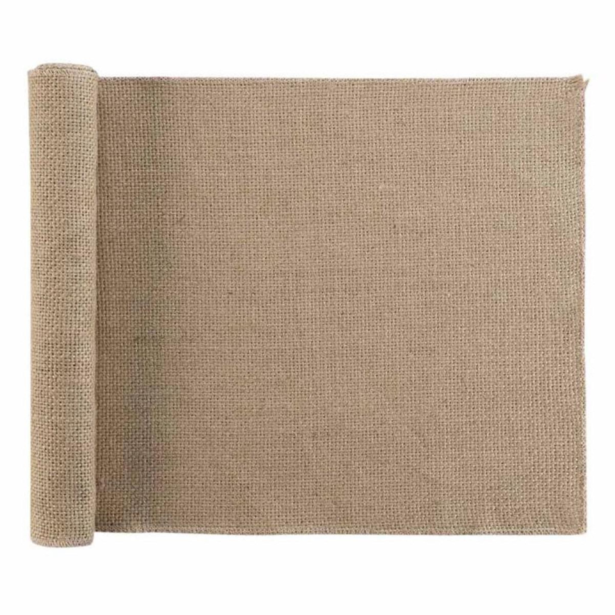 Douceur d'Intérieur Chemin de table en jute  leny  35x140cm beige