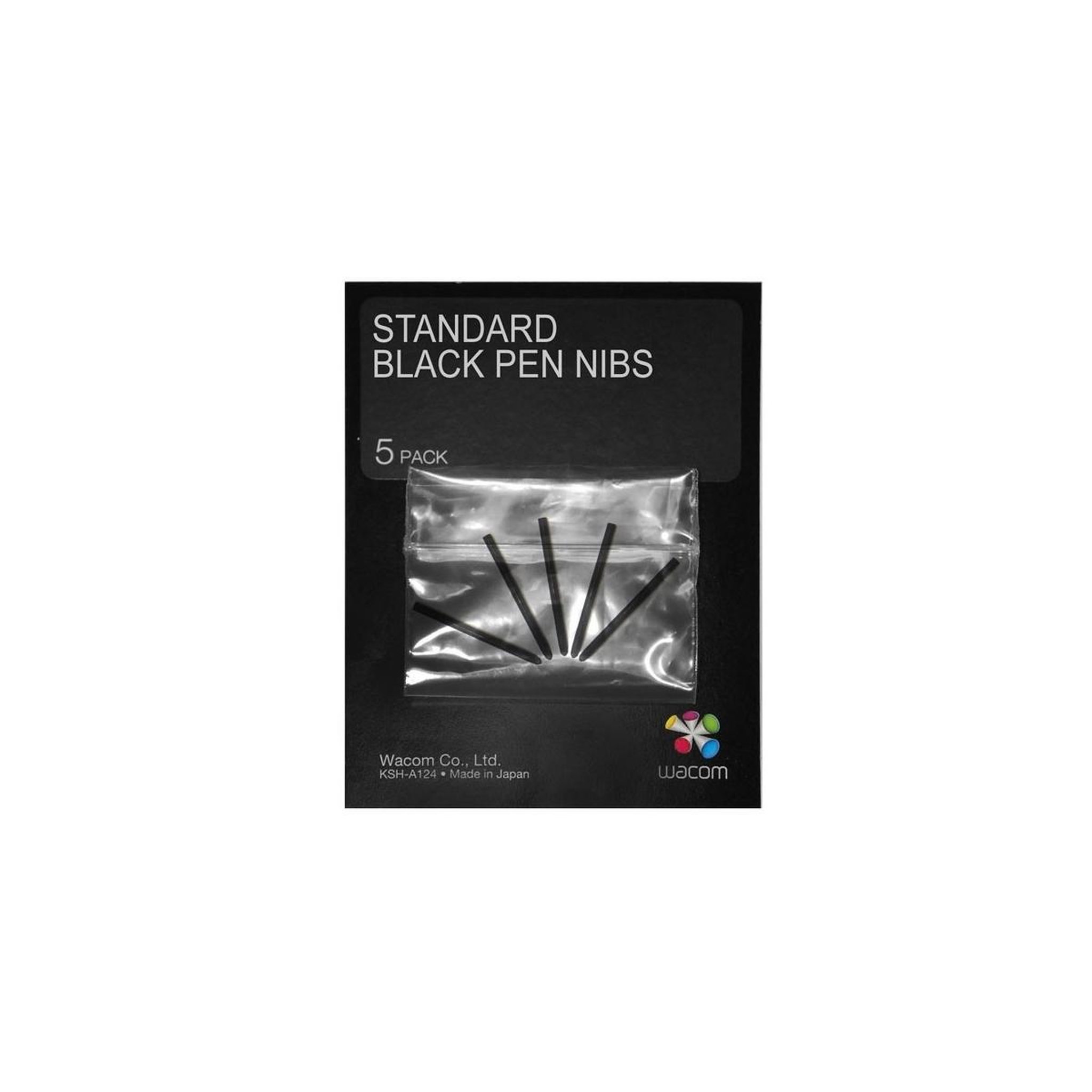 Voir la diapositive 3 : Wacom Pointes de rechange Wacom pour stylet, 5 pièces, noir