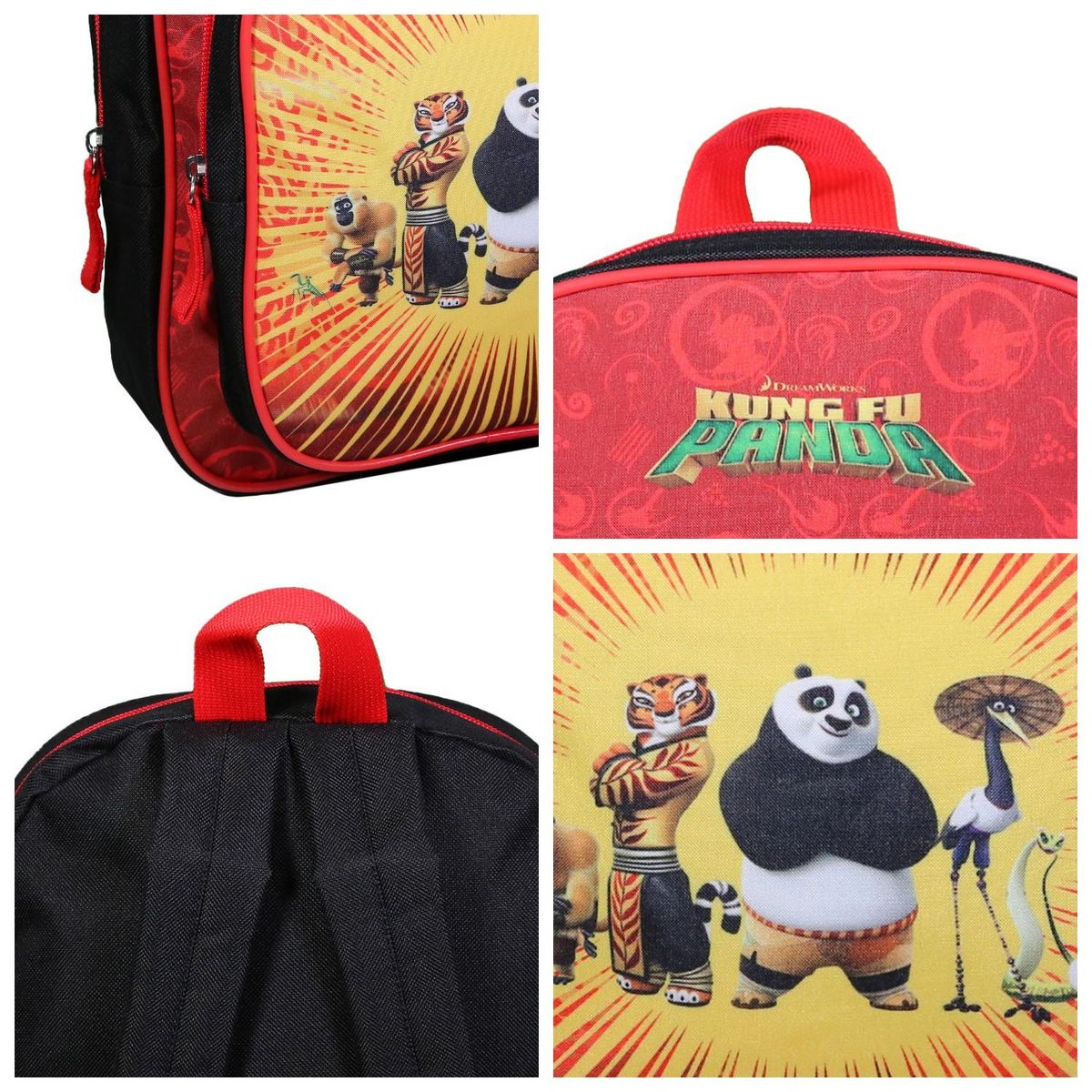 Bagtrotter BAGTROTTER Cartable 32 cm maternelle Kung Fu Panda Rouge