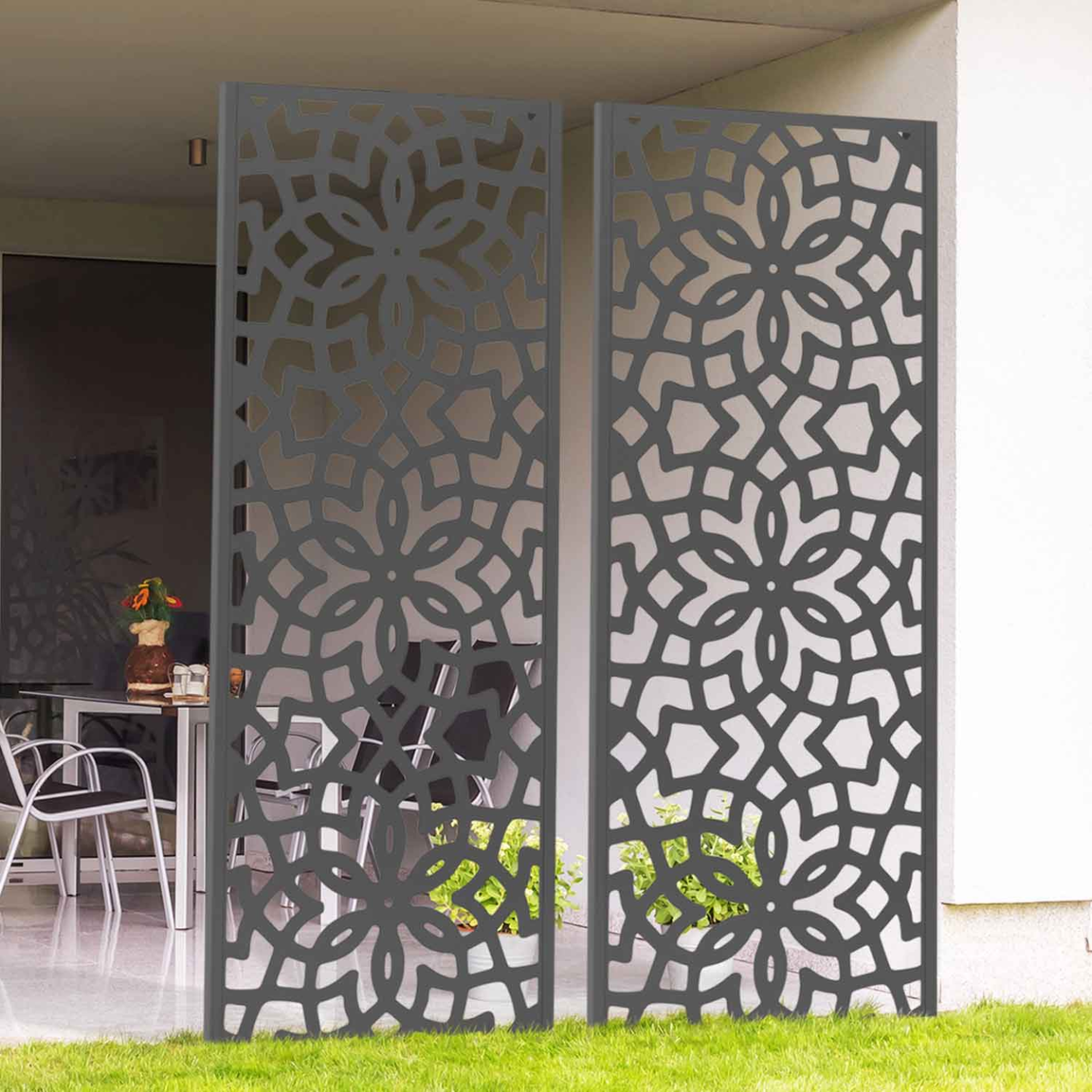 Voir la diapositive 2 : ID MARKET Panneau décoratif universel 150 x 50 cm granada gris
