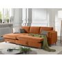 Voir la diapositive 3 : LISA DESIGN Brooke - canapé d'angle gauche - convertible avec coffre - 4 places - en velours