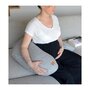 Voir la diapositive 2 : BEABA BEABA Big FlopsyTM Coussin dallaitement et de maternite, Fleur de coton, Gris Chine