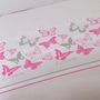Voir la diapositive 3 : Dourev Housse de couette 240x220 Butterflies + 2 taies coton 57 fils