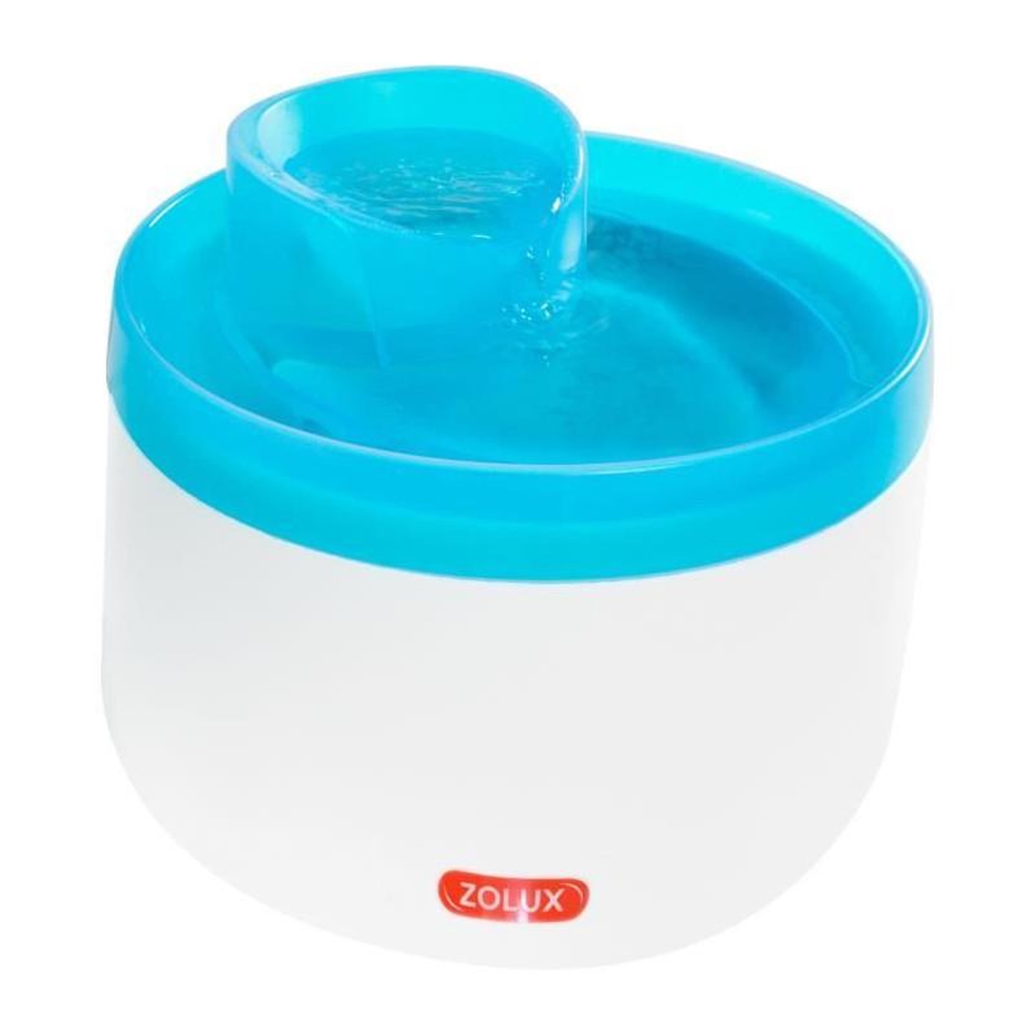 Voir la diapositive 3 : Zolux Fontaine a eau - Zolux - Pour chats et chiens - Avec cartouche filtrante - 2 litres