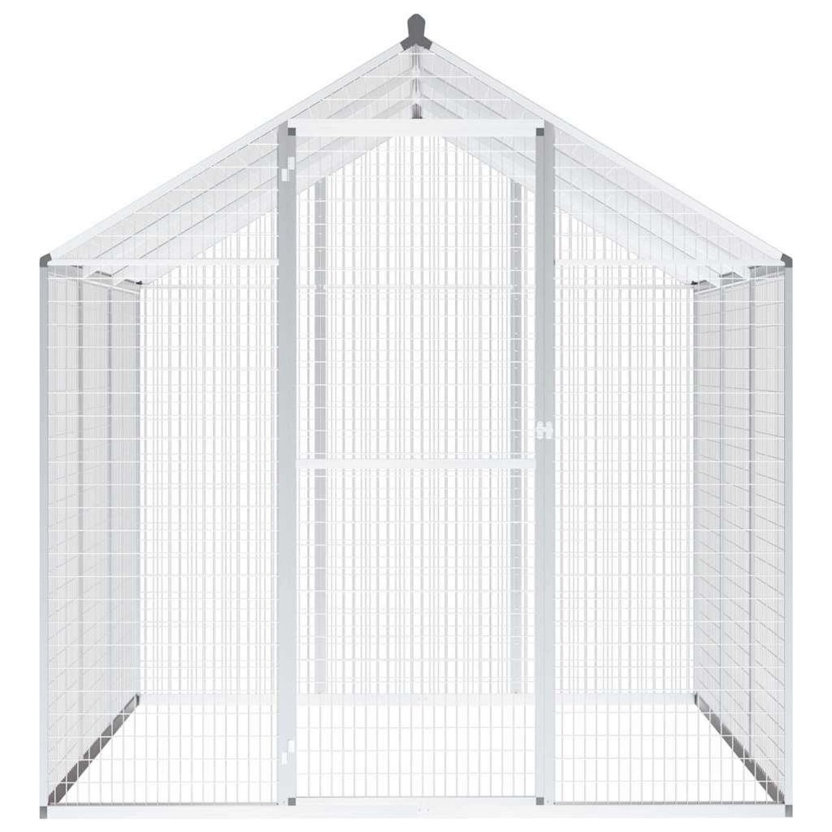 VIDAXL Voliere d'exterieur Aluminium 183 x 178 x 194 cm