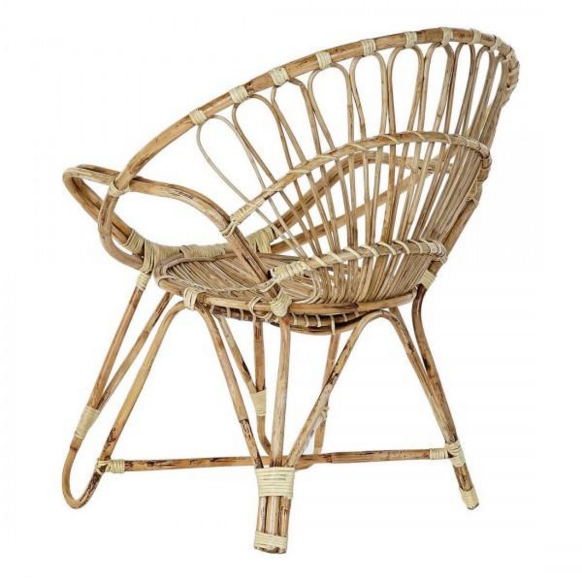 MARKET24 Chaise de Salle à Manger DKD Home Decor 8424001825158 Multicouleur Naturel Rotin 77 x 58 x 85 cm