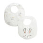 Voir la diapositive 1 : Petit Béguin Lot de 2 bavoirs bébé Hello Baby