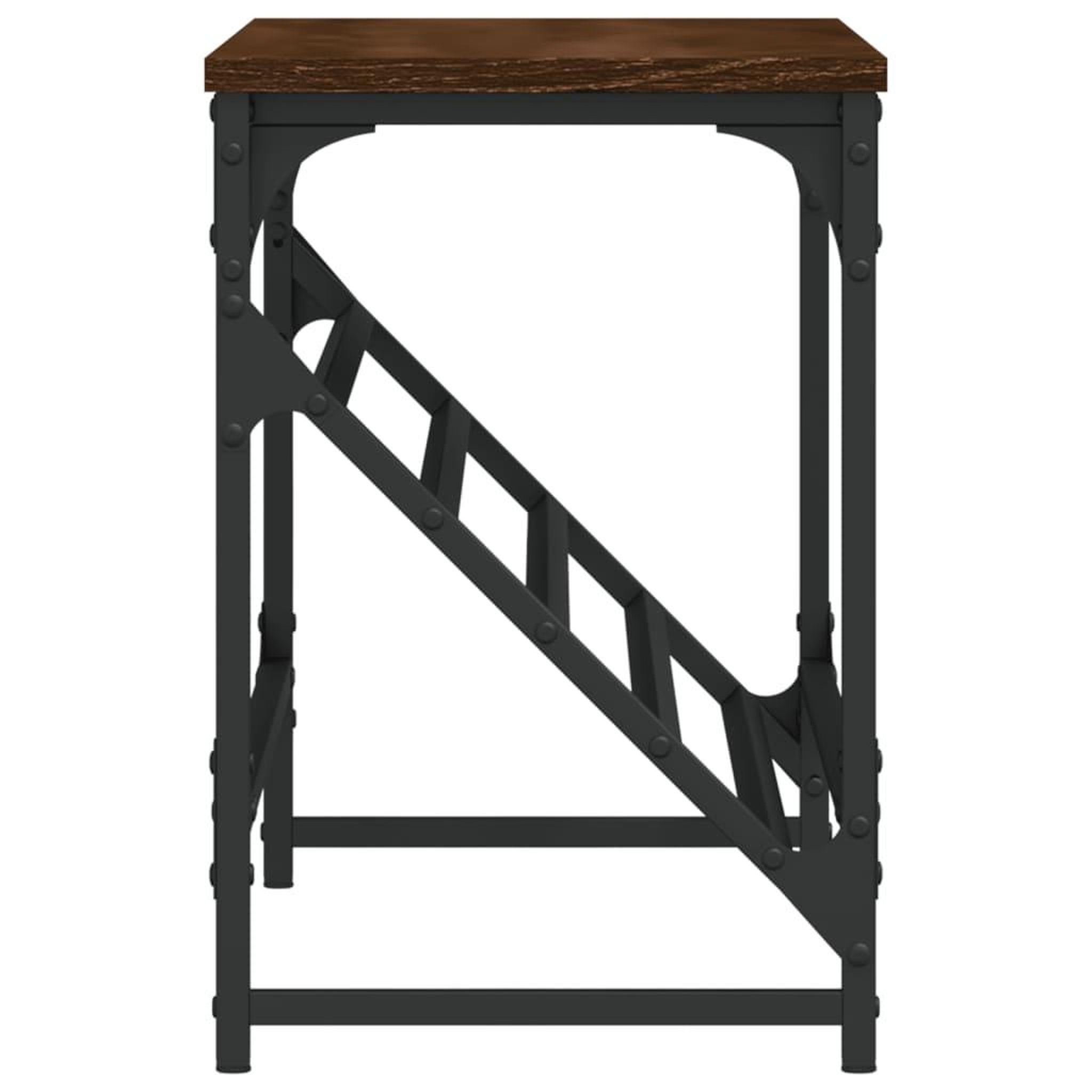 Voir la diapositive 5 : VIDAXL Etagere a chaussures chene marron 90x30x45 cm bois d'ingenierie