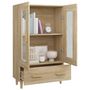 Voir la diapositive 4 : VIDAXL Buffet haut Chene sonoma 70x31x115 cm Bois d'ingenierie
