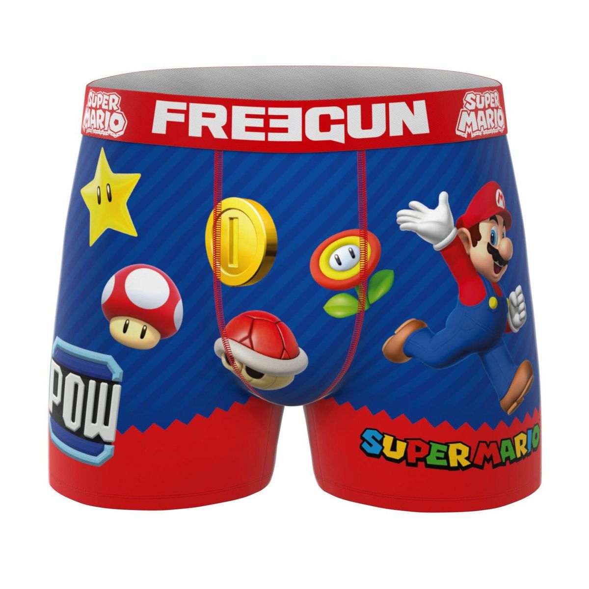 FREEGUN Lot de 3 boxers homme Super Mario Bros