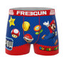 Voir la diapositive 5 : FREEGUN Lot de 3 boxers homme Super Mario Bros