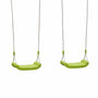 Voir la diapositive 3 : SWEEEK Balançoire 4 agrès Meltemi. portique 6 places avec 2 balançoires. 1 face à face et 1 nacelle. 223cm de hauteur. station de jeux extérieure