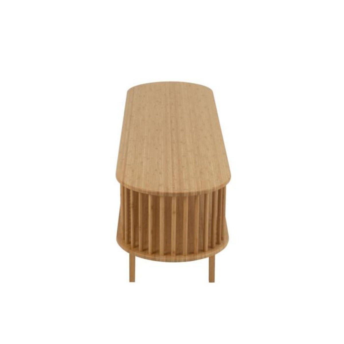 Paris Prix Meuble TV en Bambou  Live  150cm Naturel