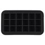 Voir la diapositive 2 : Paris Prix Moule à Glaçons Silicone  18 Cubes  19cm Noir