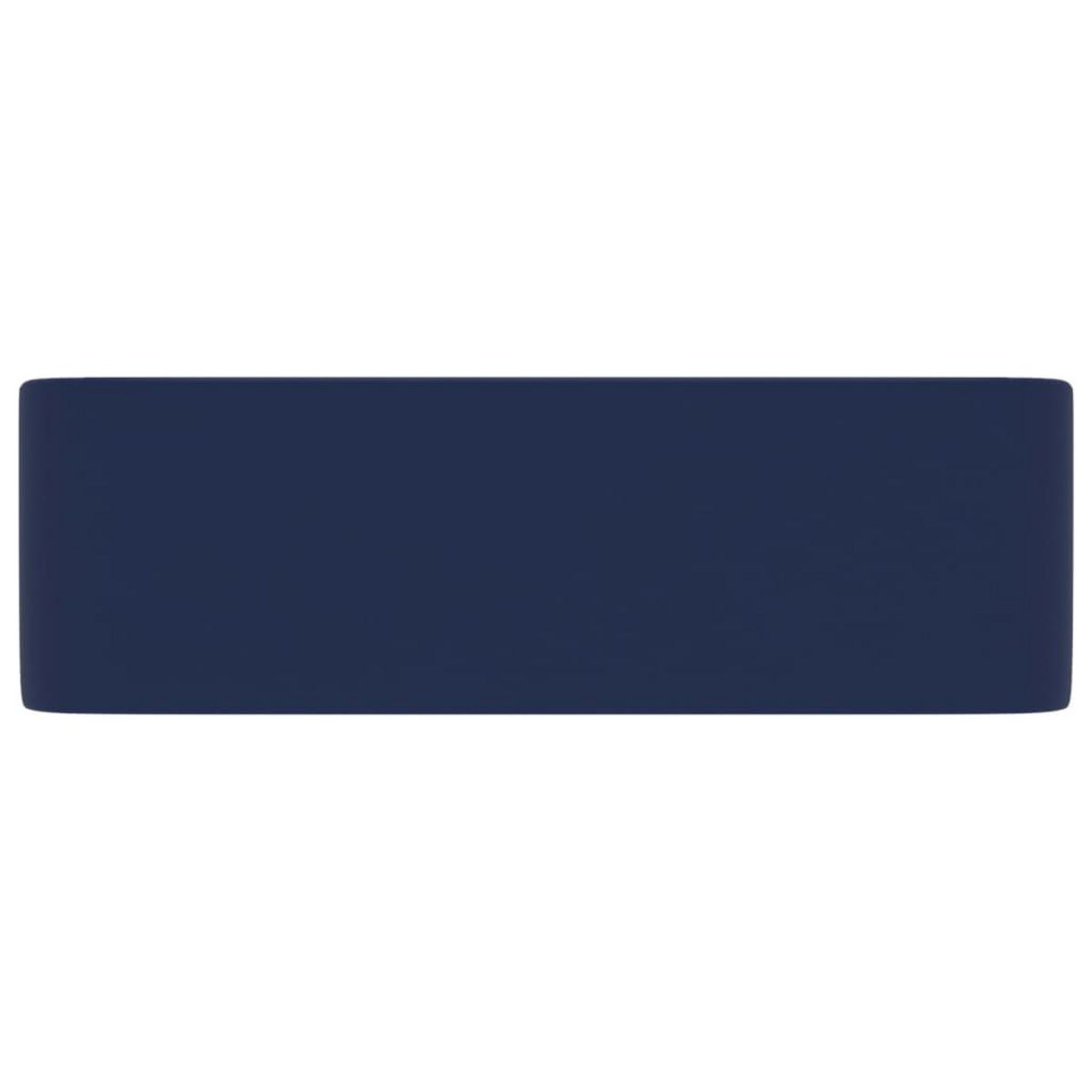 VIDAXL Lavabo de luxe Bleu fonce mat 41x30x12 cm Ceramique