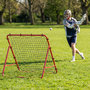 Voir la diapositive 4 : HOMCOM Filet de rebond football pliable réglable 5 angles - acier - 103x72x89cm - rouge