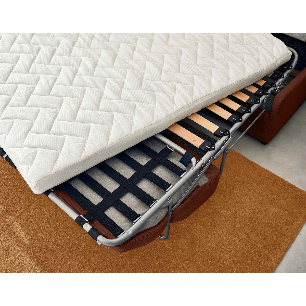 LISA DESIGN Palmira - canapé d'angle gauche - 4 places - convertible couchage quotidien - matelas 14 cm - en velours côtelé