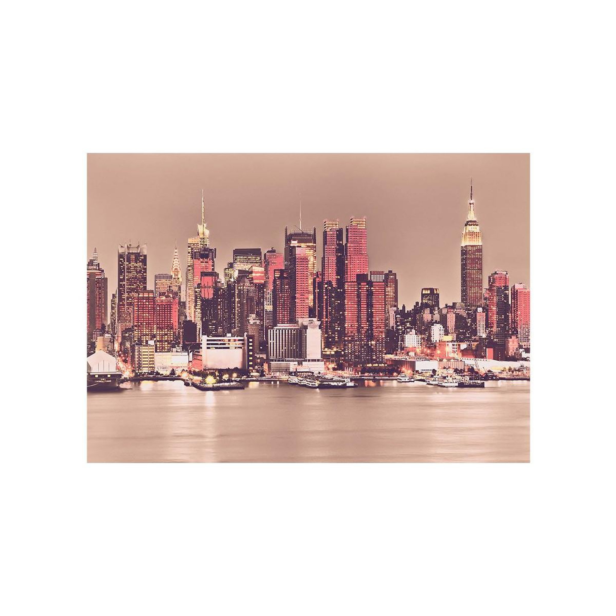 Voir la diapositive 2 : Paris Prix Papier peint  ny midtown manhattan skyline