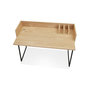Voir la diapositive 6 : Paris Prix Bureau Design  Zélana  120cm Naturel & Noir