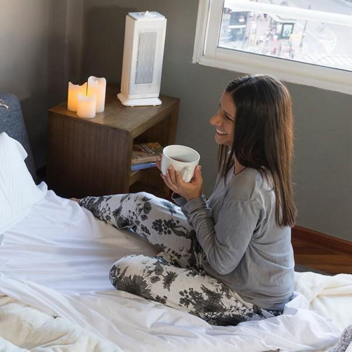 CECOTEC Chauffage Céramique Électrique Cecotec Ready Warm 6200 Ceramic Sky 2000W Blanc