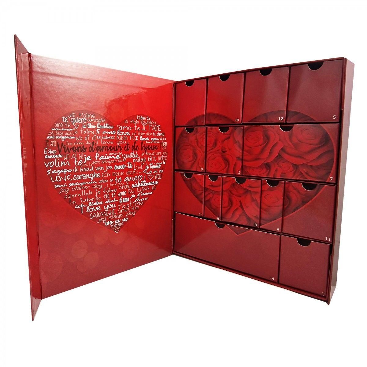 SC CRYSTAL Calendrier de l'avent SC Crystal - 13 bijoux et 1 montre