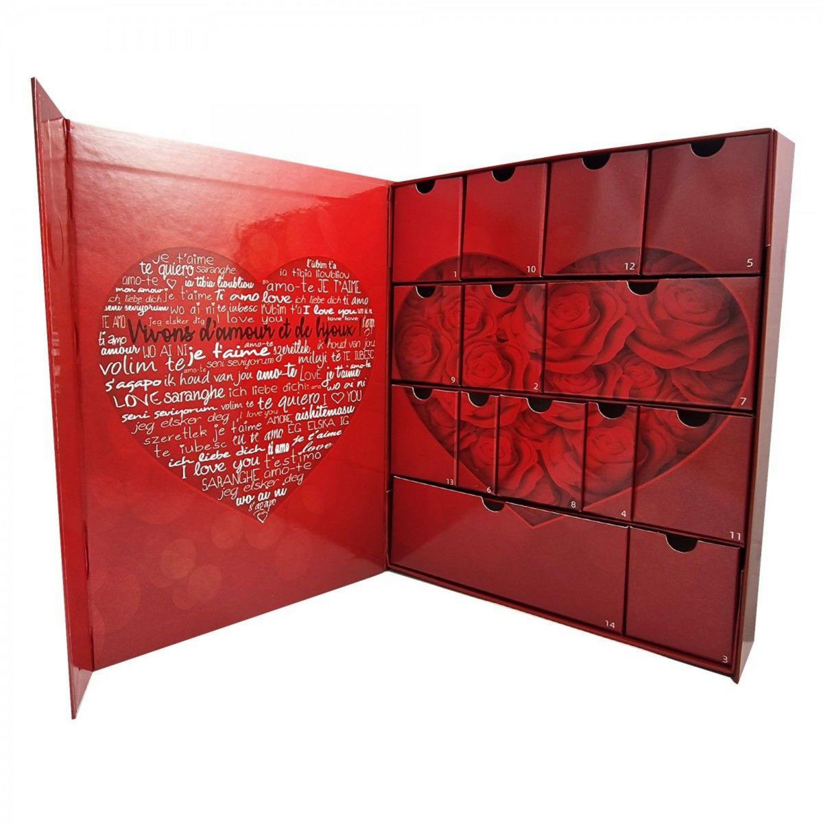 SC CRYSTAL Calendrier de l'avent SC Crystal - 13 bijoux et 1 montre