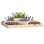 Voir la diapositive 3 : VIDAXL Jardiniere 112x112x27 cm Bois massif de pin