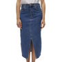 Voir la diapositive 1 : Vero Moda Jupe en jean Longue  Foncé Femme Vero Moda Calf Denim Skirt