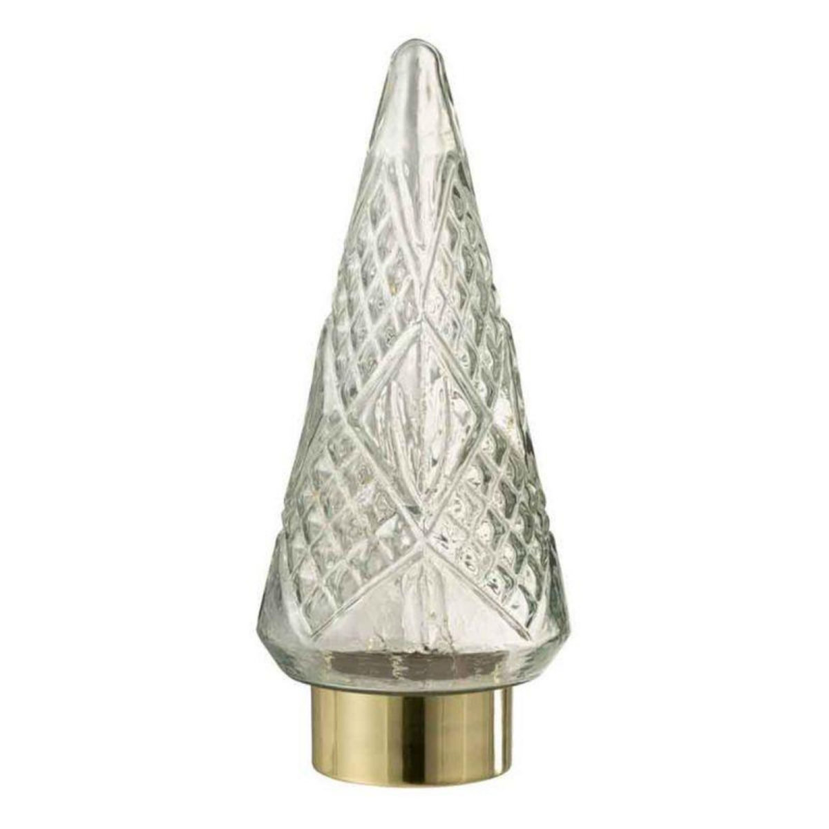 Paris Prix Sapin de Noël en Verre  Led  35cm Transparent