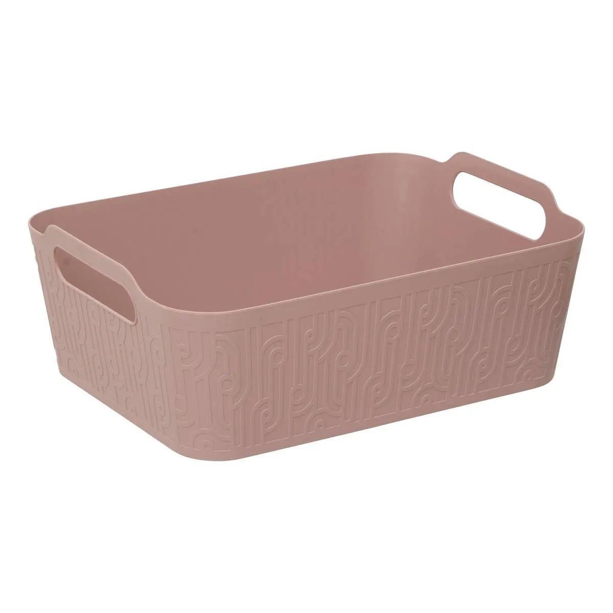 FIVE Panier de rangement design  arche  36cm rose clair