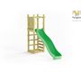 Voir la diapositive 2 : Fungoo Aire de jeux Funny 3 Light avec tour et mur d'escalade - Fungoo