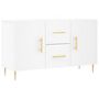 Voir la diapositive 2 : VIDAXL Buffet blanc 100x36x60 cm bois d ingénierie
