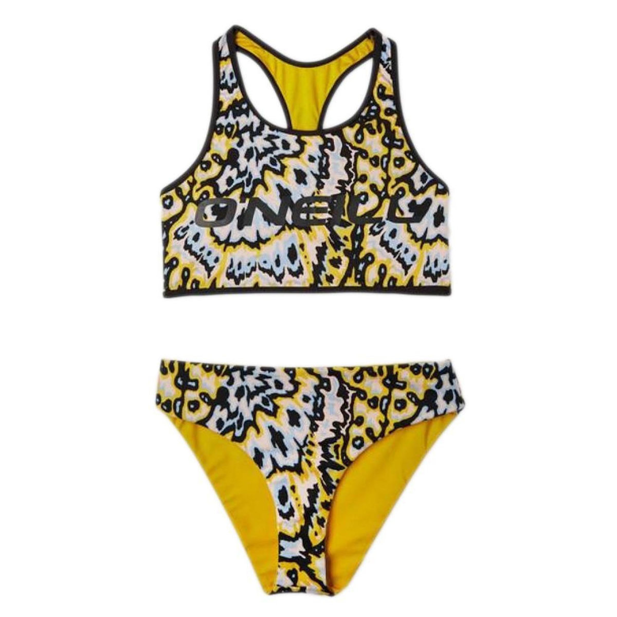 O'NEILL Maillot de bain 2 pieces Noir/Jaune à Motifs Fille O'Neill 3800011