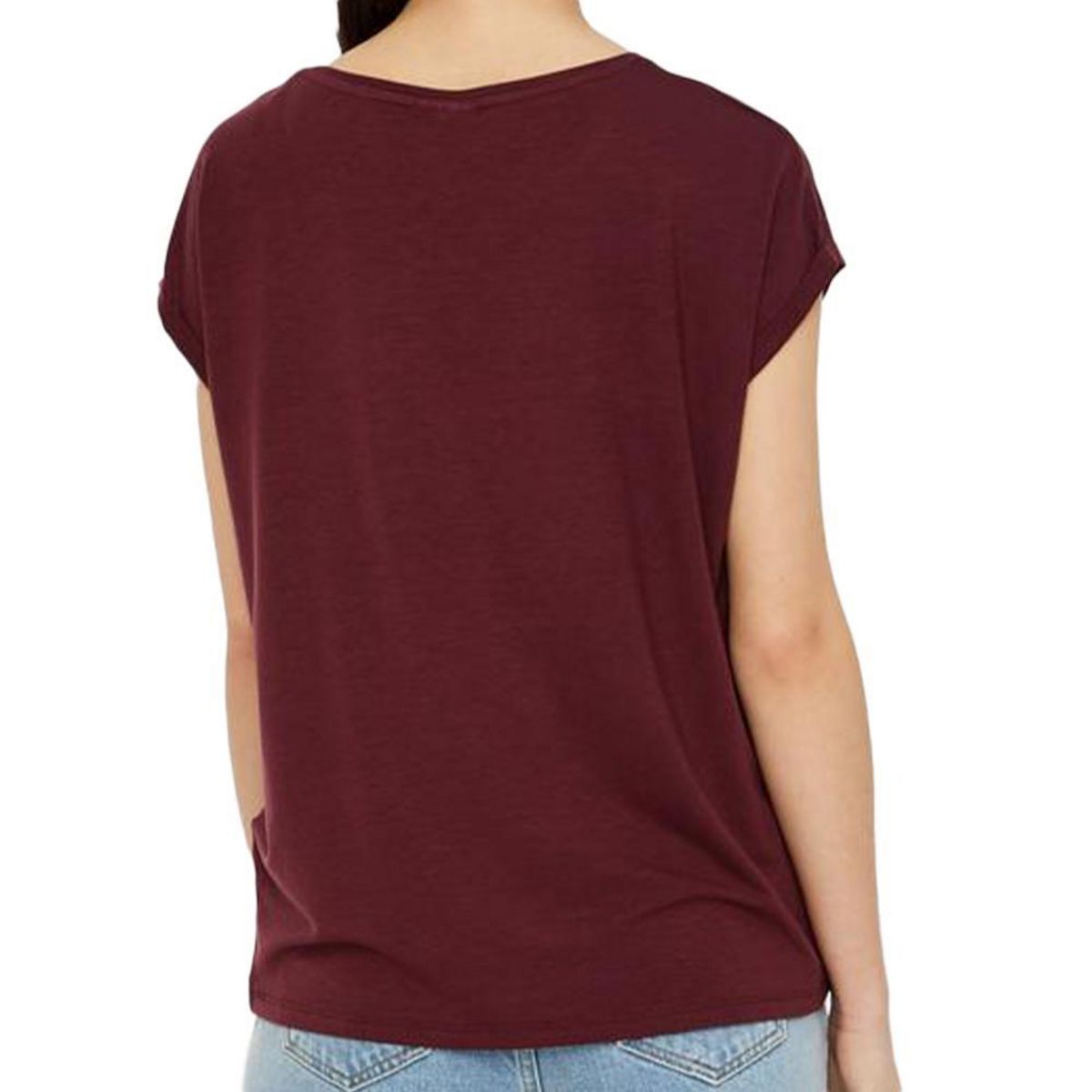 Vero Moda T shirt Prune Femme Aware Vero  oda Ava