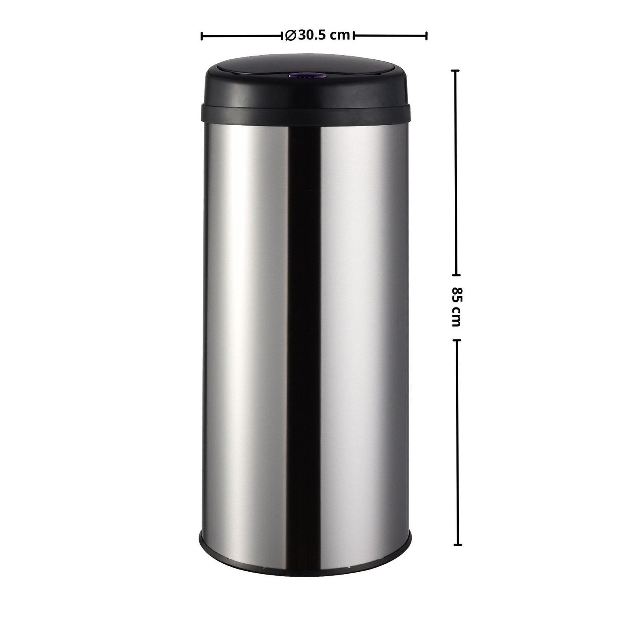 Voir la diapositive 3 : Kitchen move Poubelle automatique inox argent 50l - bat-50lib ss silvery