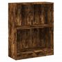 Voir la diapositive 2 : VIDAXL Bibliotheque Chene fume 60x24x76 cm Bois d'ingenierie