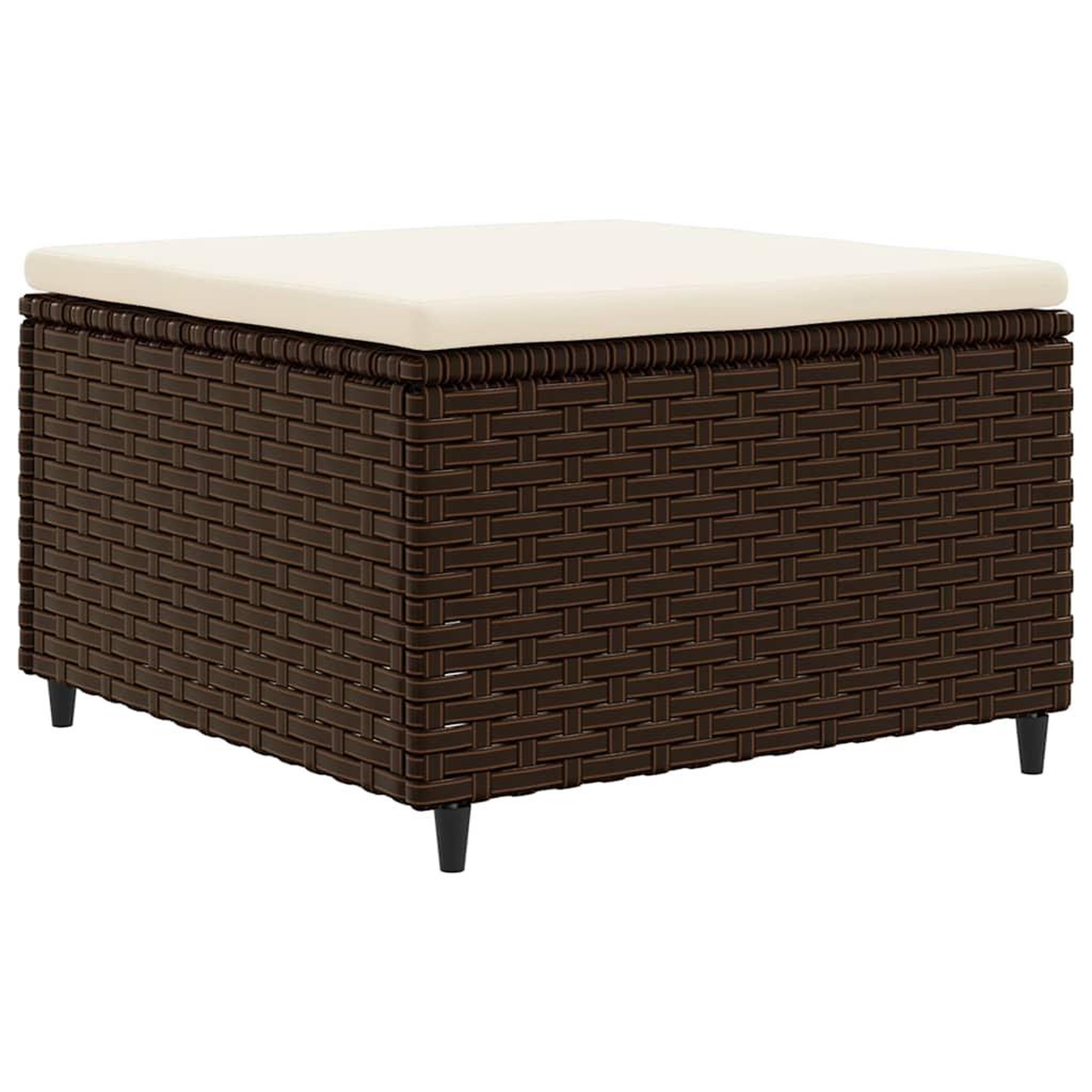 Voir la diapositive 5 : VIDAXL Salon de jardin avec coussins 8 pcs marron resine tressee