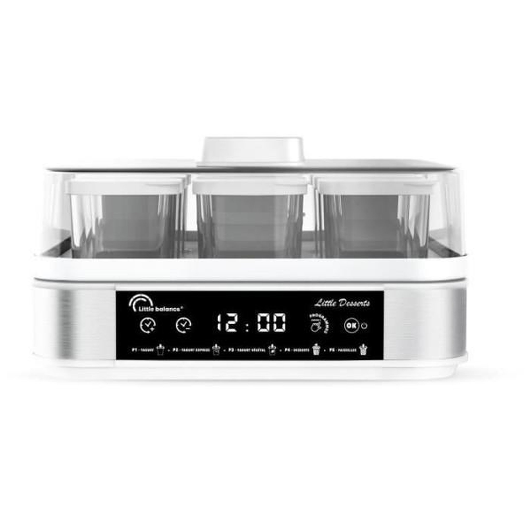Voir la diapositive 4 : LITTLE BALANCE Yaourtière 9 pots 30w - 8448