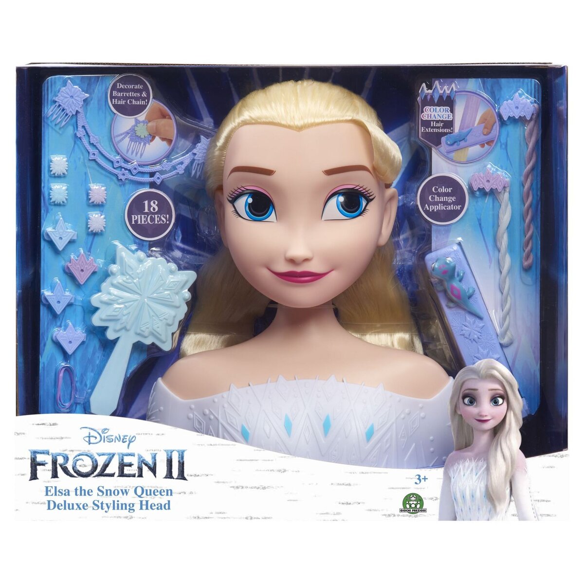 Reine des Neiges Elsa Tête à Coiffer Bijoux ♥ Frozen 2 Elsa