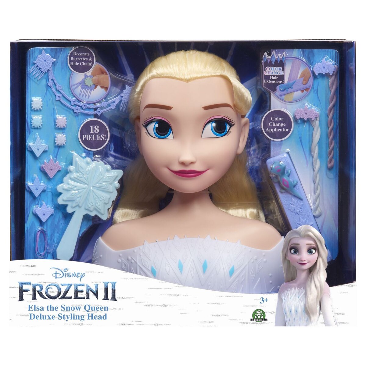 Promo Disney tête à coiffer deluxe elsa - la reine des neiges 2